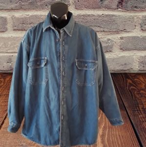 American Blue Authentics L denim shirt jacket